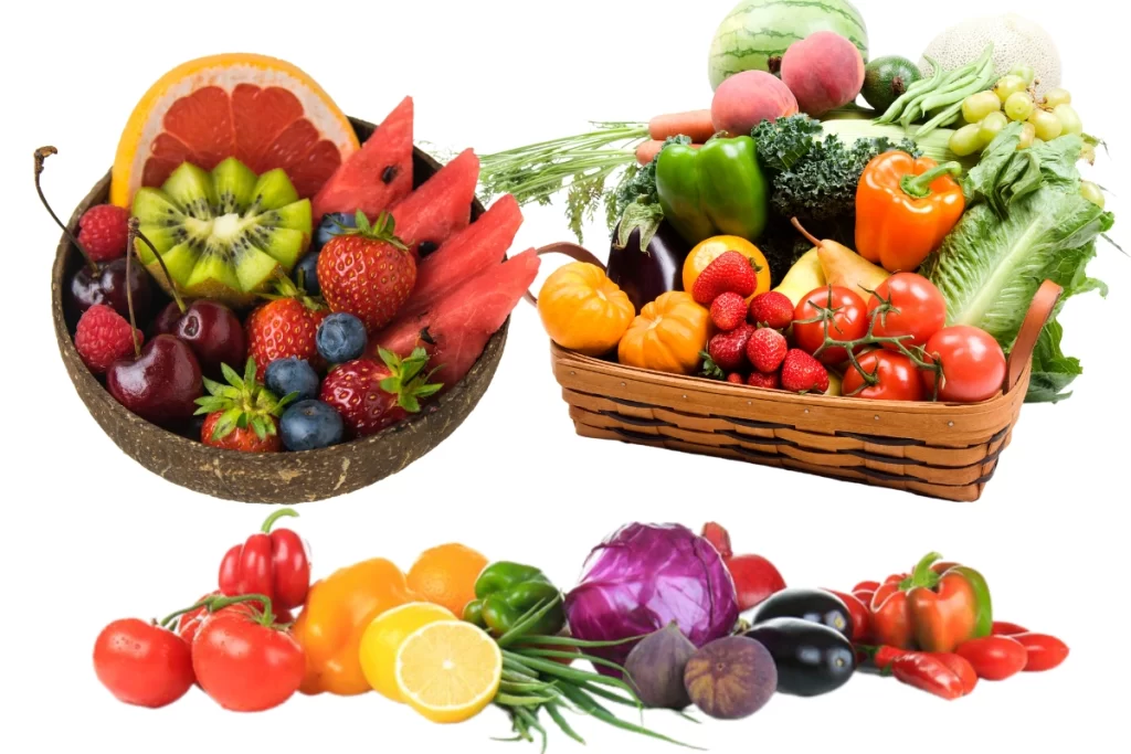 assorted fruits and vegetables